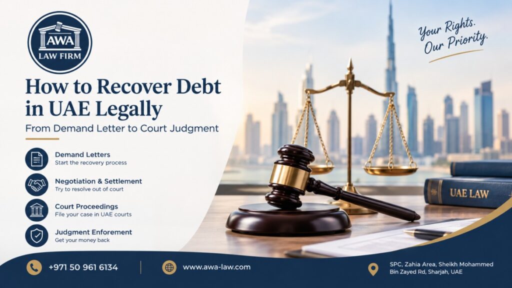 how to recover debt in UAE